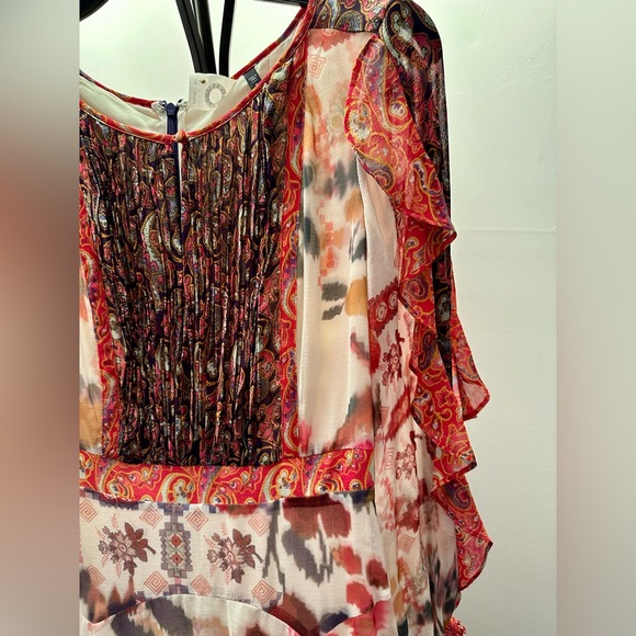 Anthropologie Akemi + Kin Alarie Ruffle Boho Dress, Size 2 in EUC - Picture 7 of 14